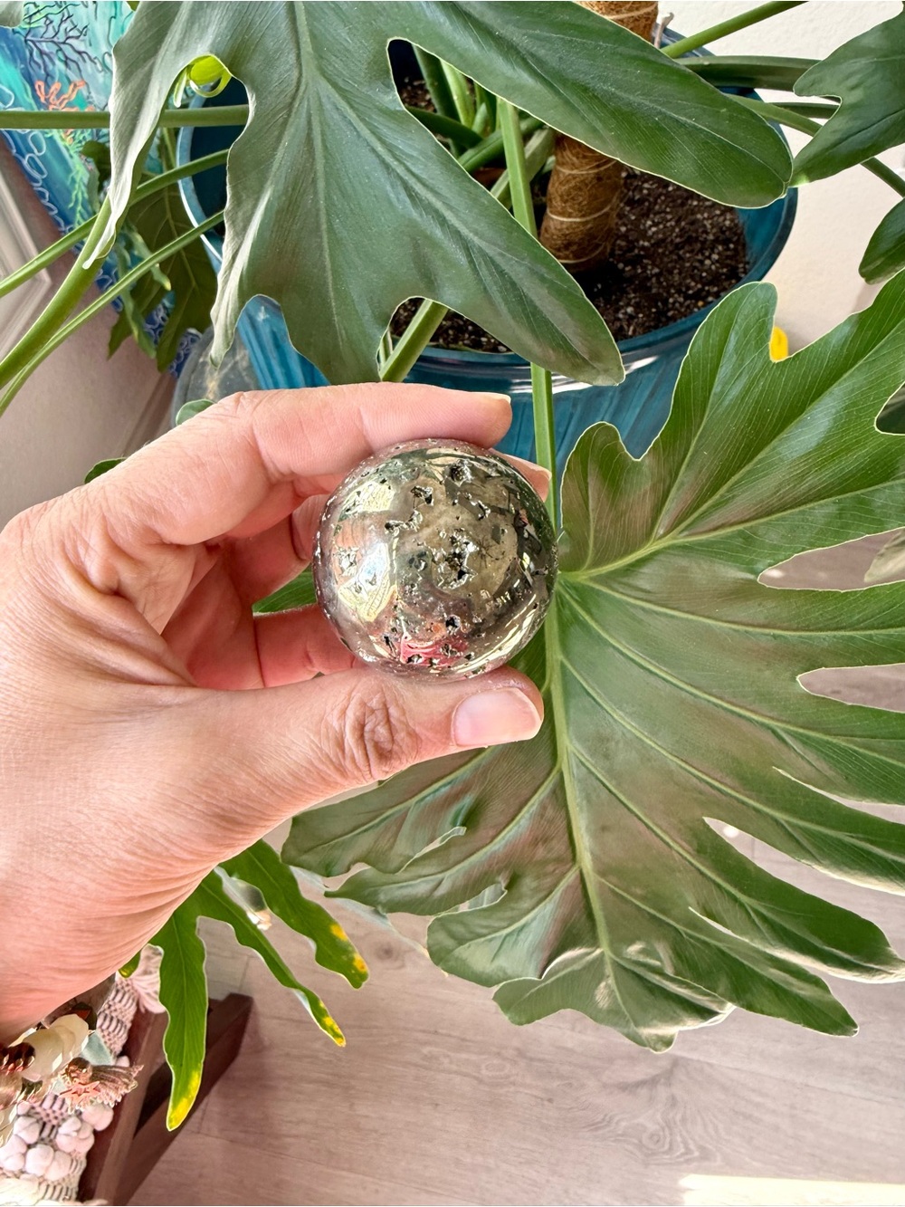 Pyrite sphere from Peru
